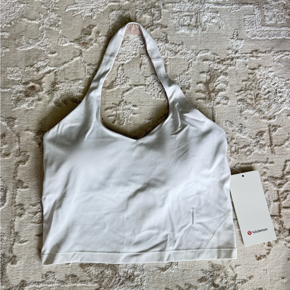 Lululemon White Halter Top